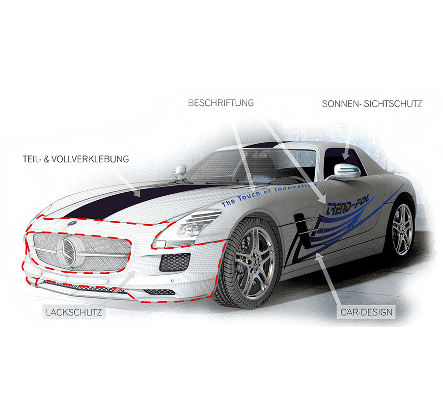 Autoaufkleber oder Vollverklebung wir bringen Farbe auf Ihre KFZ